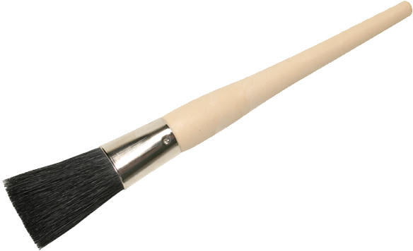 Cepillo tamiz, forma ovalada de crin