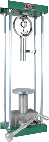 Prensa de carga mecánica CBR