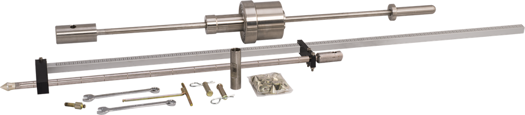 Penetrómetro de cono dinámico de doble masa, extremo de conexión rápida