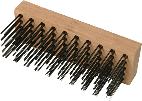 Cepillo para rayar alambre