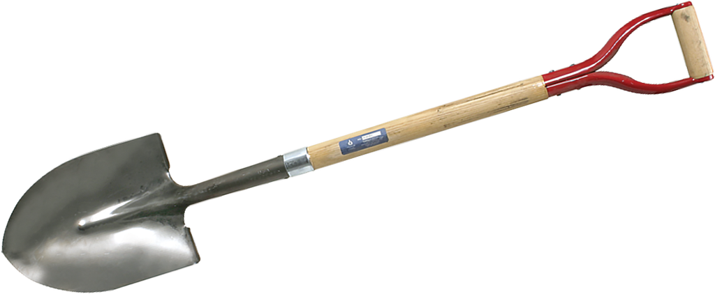 Pala de punta redonda