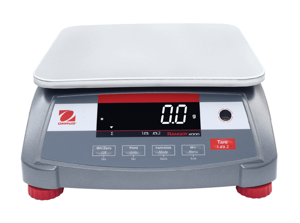 Báscula de mesa compacta Ohaus Ranger 4000, 6000 kg x 0,2 g, 220 V 50/60 Hz