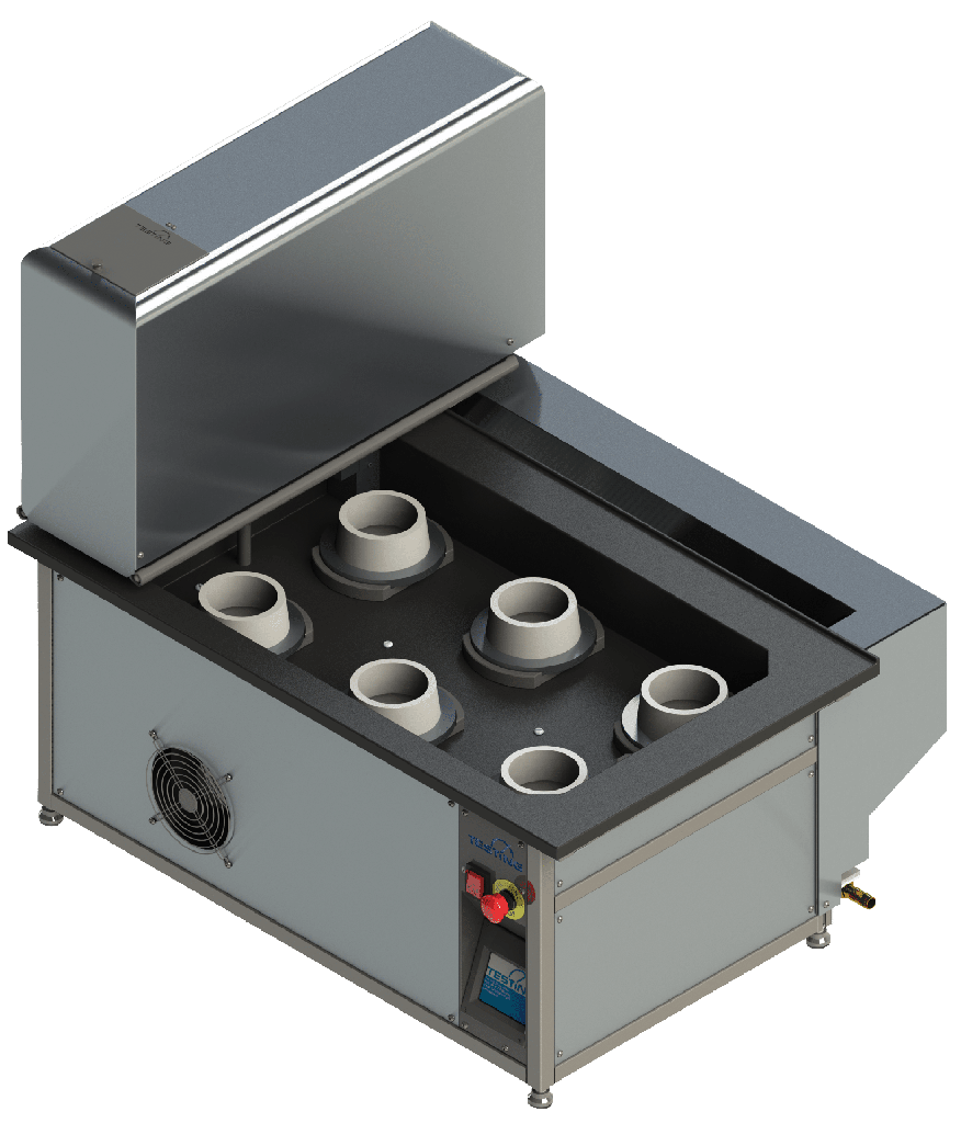 Aparato Vicat 6 estaciones ASTM, 120/220 V 50/60 Hz