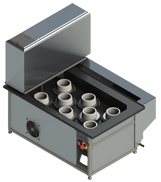 Aparato Vicat 8 estaciones ASTM, 120/220 V 50/60 Hz