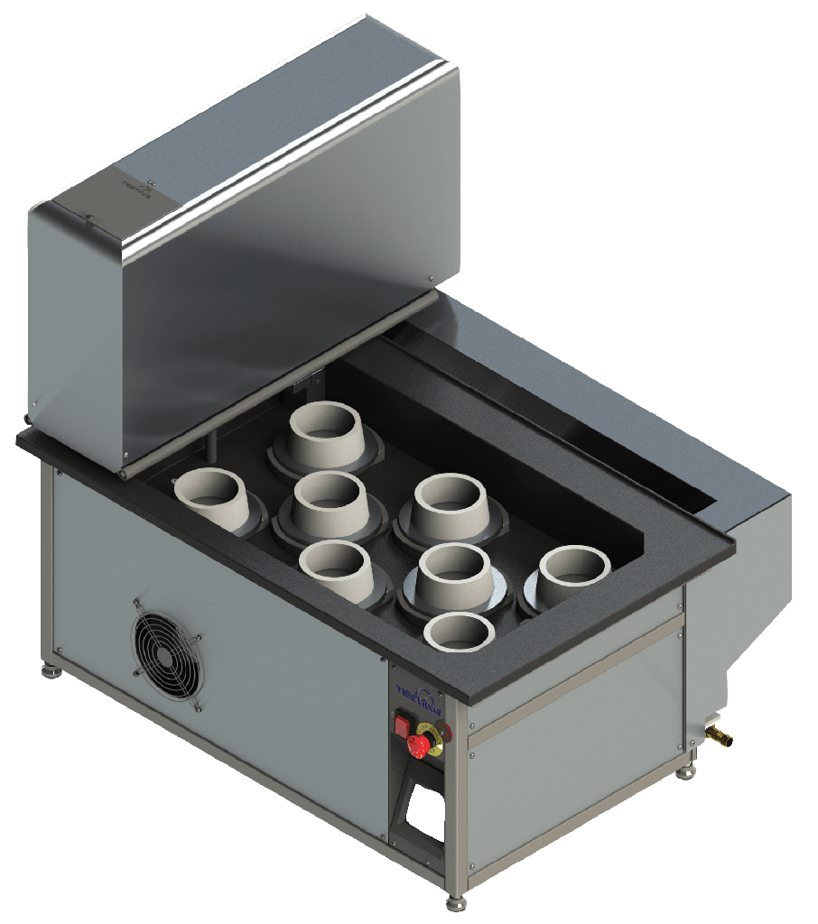 Aparato Vicat, 8 estaciones, controlado por computadora