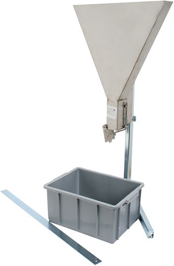 Prueba de fluidez en embudo en V