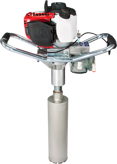 Taladro de núcleo, manual, a gasolina