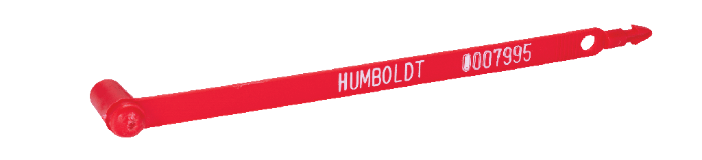 Sello de seguridad rojo