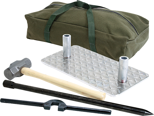 Juego de herramientas, completo con bolsa de lona