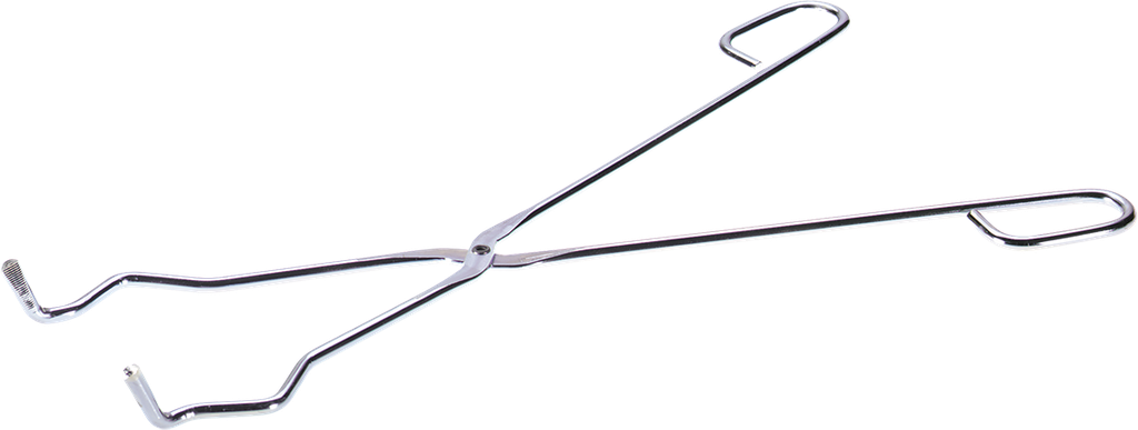 Pinzas: extralargas, de acero inoxidable, recubiertas de teflón, tamaño de alambre de 1/4" (0 – 7)