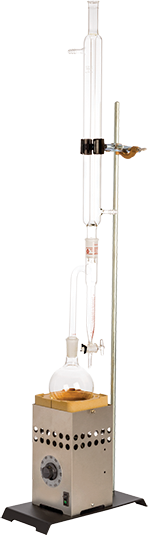 Dean-Stark, calentado eléctricamente, 10 ml (H-2430 / 4F)