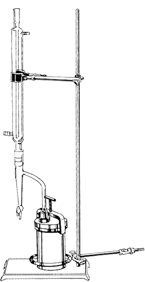 Dean-Stark, calentado a gas, 10 ml (0 – 2.25)