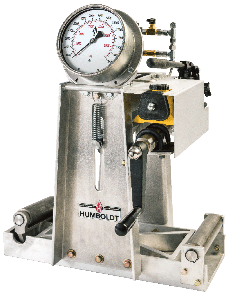 Probador de vigas de hormigón con microbomba, 18", punto único (0CL – 3CL)