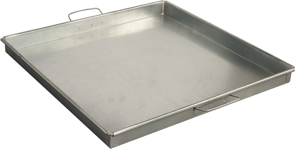 Bandeja: 18 x 18 x 1.5" de profundidad, lados rectos (00 – 12)