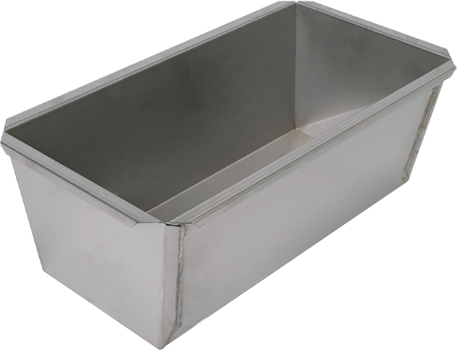Bandeja de acero inoxidable, 13,5" x 6,75" x 5" de profundidad (67S – 96S)