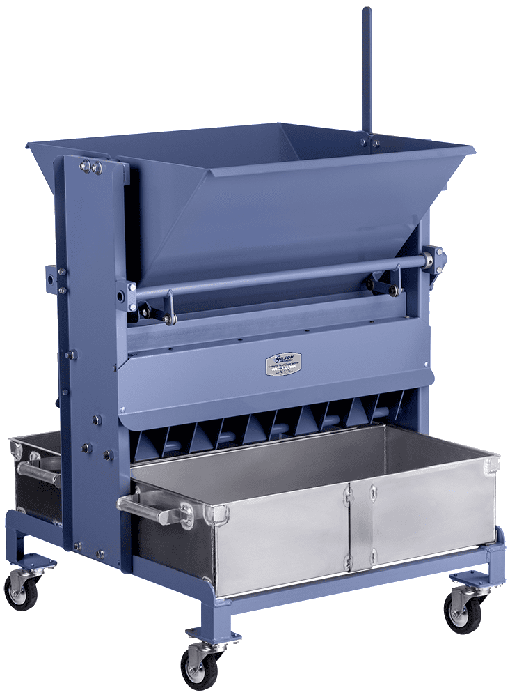 Divisor de muestras California, bandejas de aluminio (H-4287 / AL)