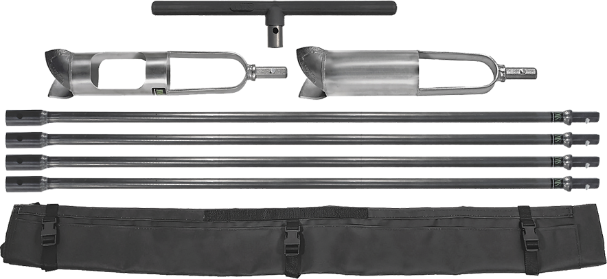 Kit de barrena para suelo, conexión rápida Kit de barrena para suelo, conexión rápida, 2,25" con (23 – 34)