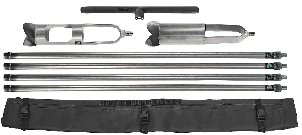 Kit de barrena para suelo, rosca de 5/8" Kit de barrena para suelo, roscada, 3,25" con (23 – 34)