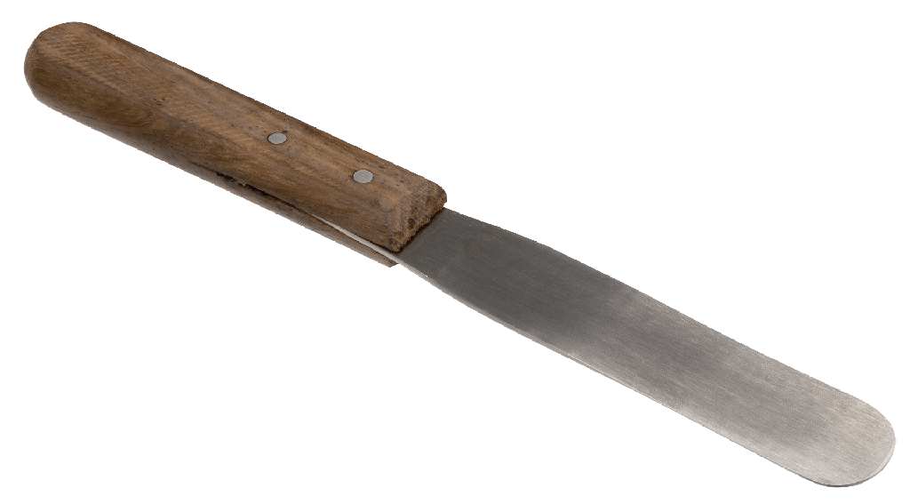 Espátula de borde recto, 4" x 0,75" (04 – 10)