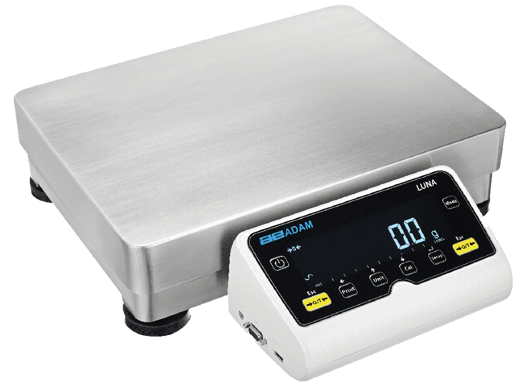 Balanza de precisión Adam Luna, 12000 g x 0,1 g, calibración externa - 120/220 V 50/60 Hz (0 – 5P.4F)