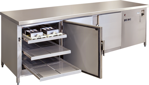 Cámara de curado de banco de trabajo, 3 estantes (3.4F – 5.4F)