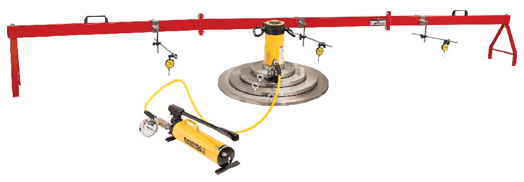 Probador de rodamientos de placas – 100 kN (0 – 2)