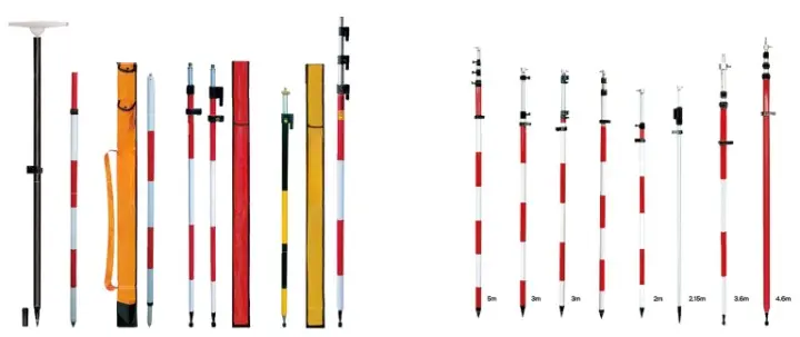 Barras/postes para prismas