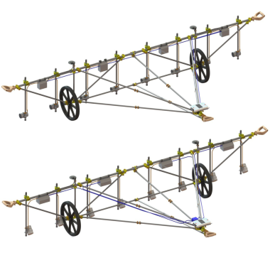 MagCart - carro gradiometro multisensor no magnetico para estudios arqueologicos
