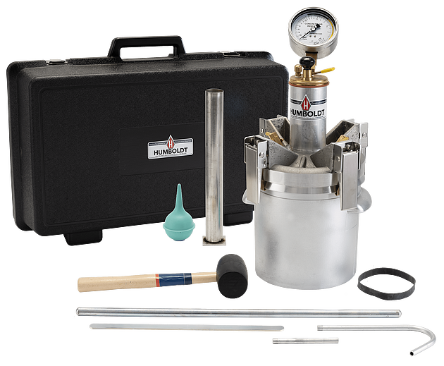 Medidor de aire de concreto