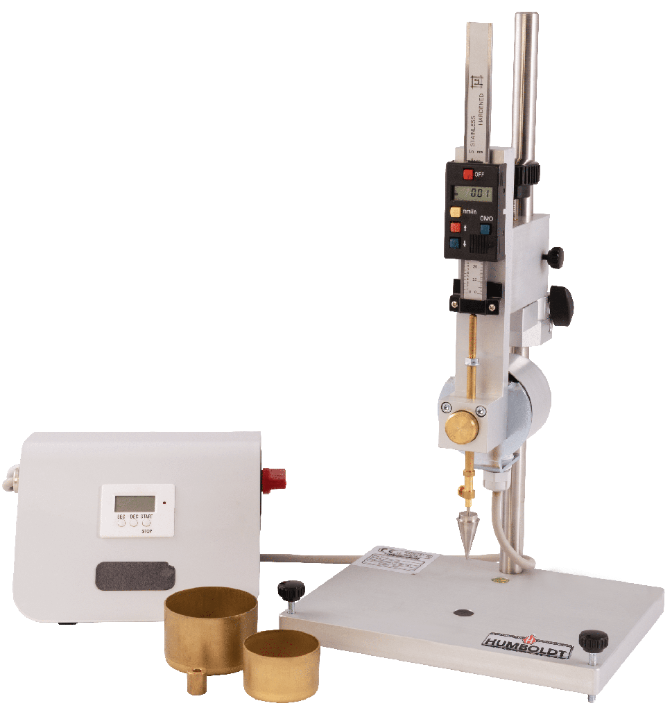 Penetrómetro de Cono, Semiautomático Digital, 230V 50Hz