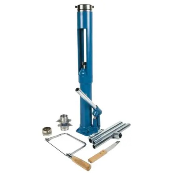 Extrusor de muestras hidráulico de accionamiento manual de 38 mm