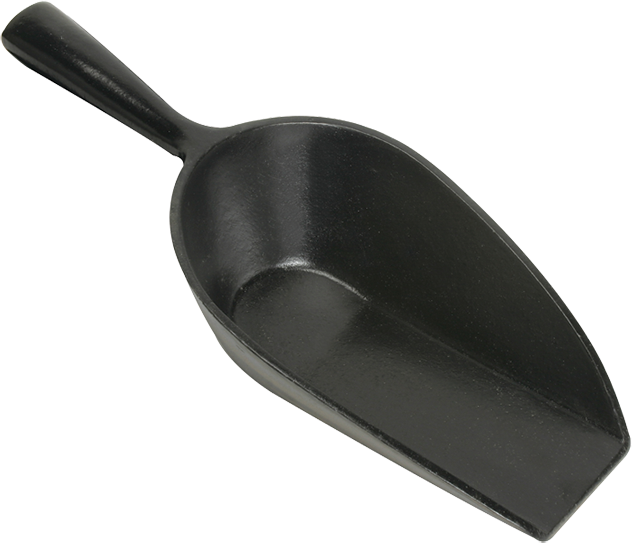 Cuchara, punta plana, aluminio recubierto de PTFE.