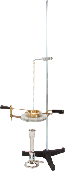 Probador de punto de inflamación y combustión de Cleveland, gas natural