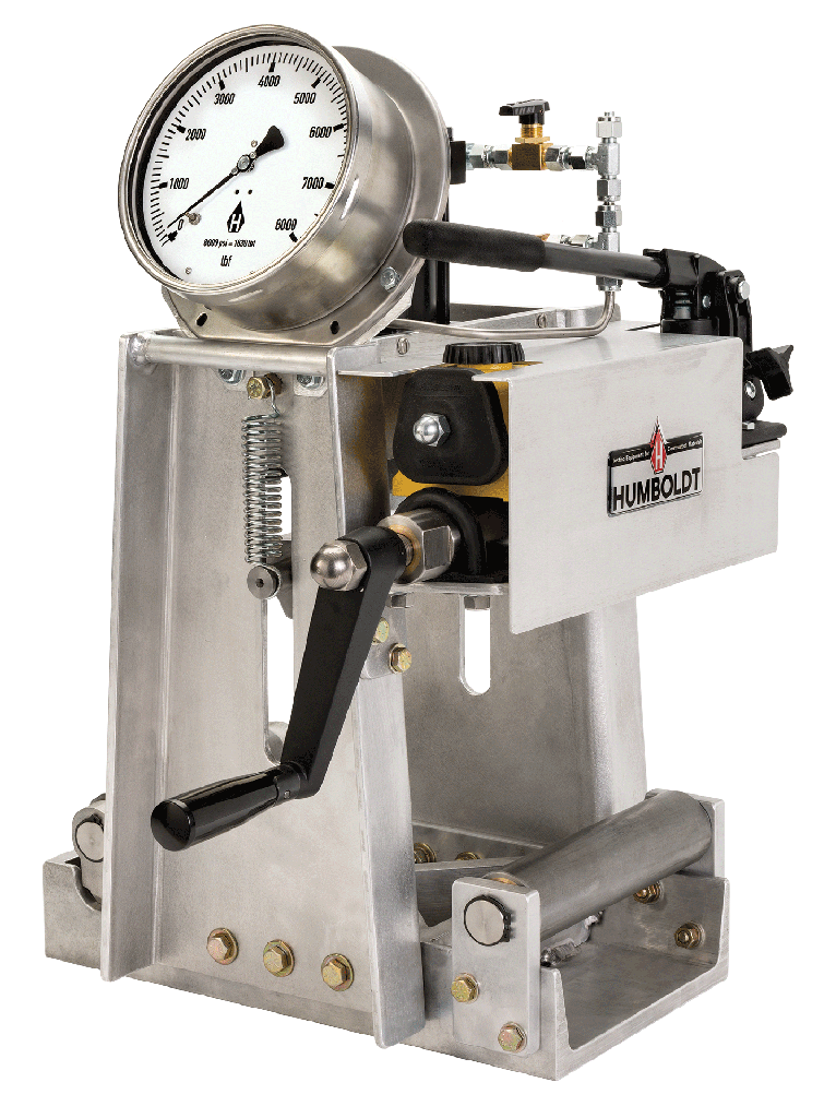 Probador de vigas de hormigón de carga continua para vigas de 4" x 12"