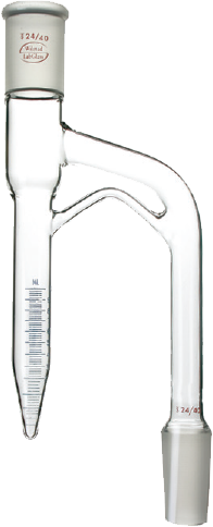 Trampas de destilación de vidrio para destilados volátiles