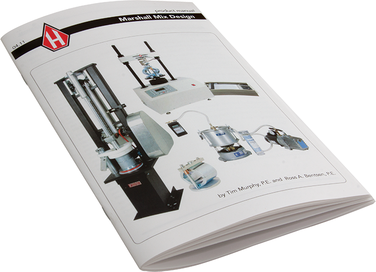 Folleto de diseño y pruebas de mezclas Marshall