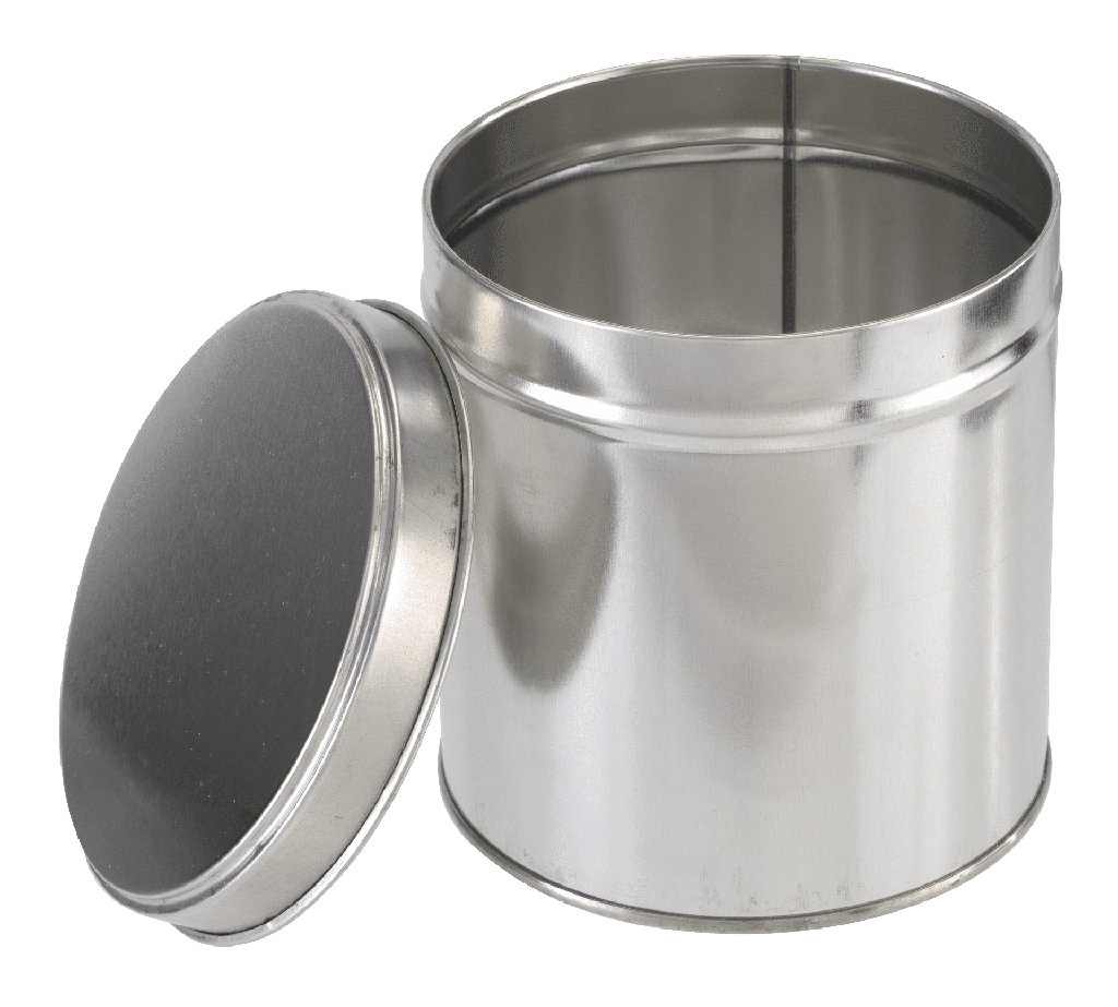 Lata de almacenamiento para muestras de prueba de Marshall