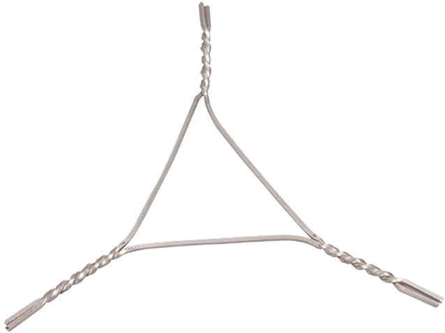 Triángulos, cuadrados, alambre de níquel-cromo (calibre 14)