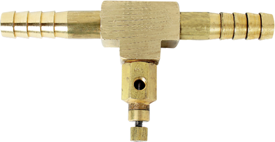 Válvula de liberación lenta para picnómetros de vacío