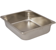 Bandejas rectangulares de acero inoxidable para mezclar