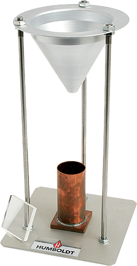 Aparato de contenido vacío, agregados finos