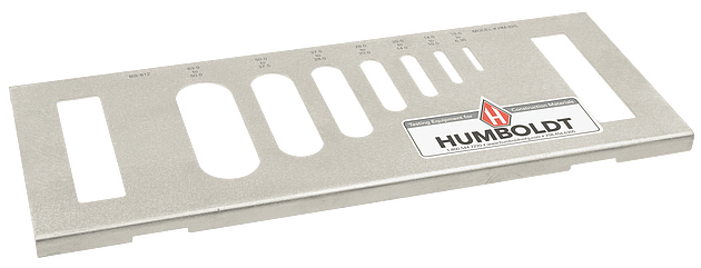 Medidor de lajas para la clasificacion de agregados