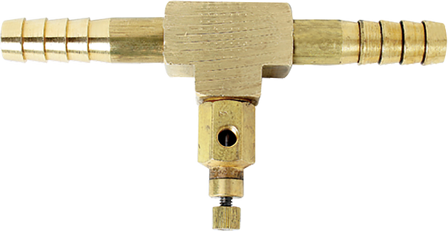 Válvula de liberación lenta para picnómetros de vacío