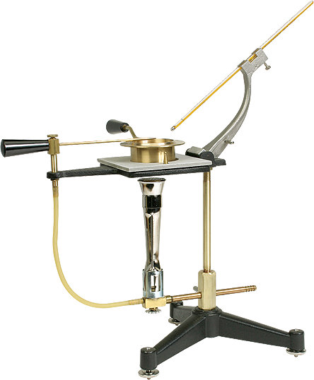 Probador de punto de inflamacion y combustion de cleveland, gas natural