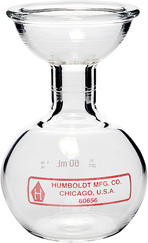 Matraz receptor de vidrio borosilicato, 60 ml (para H-2165)