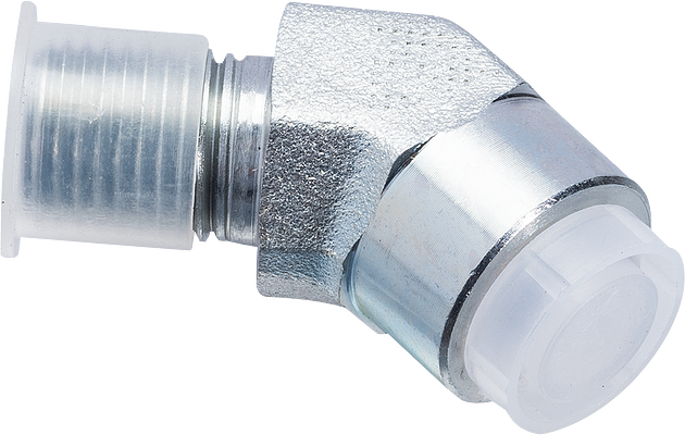 Codo de cámara de presión para medidores de aire de hormigón