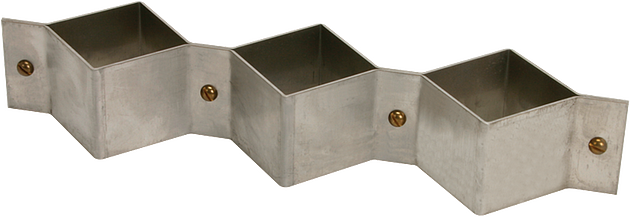 Molde de cubo de cemento, construcción estampada