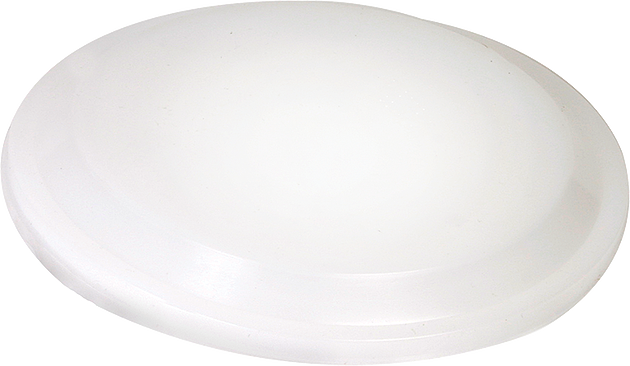 Tapa de plástico para molde cilíndrico H-3041 de 6" x 12" (152 x 305 mm).