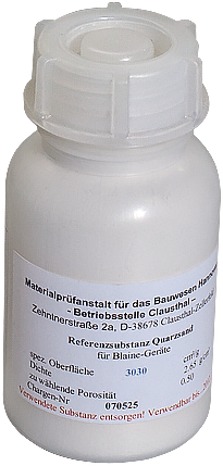 Arena de calibración, gruesa