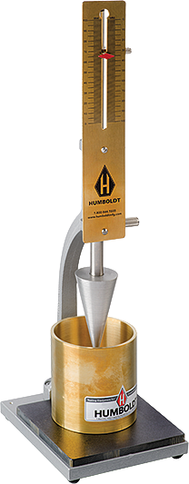 Penetrómetro de cono Vicat modificado, 200 g